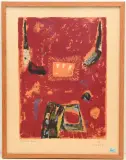 Diable rouge by Kumi Sugai, color lithograph, offered Mar 2025