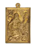 Spanische Niederlande, 16./17.Jh by Plakette "Hl. Hieronymus", bronze, sold Mar 2025