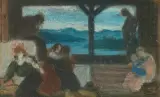 Liggai by Albert Welti, pastel, sold Mar 2025