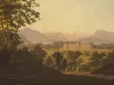 Ansicht von Albisbrunn by Salomon Brunner, oil on canvas, sold Mar 2025