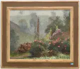 Rosengarten by Reinhold Kündig, 1976, oil on canvas, offered Mar 2025