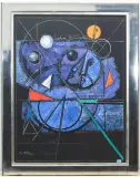 Lebenszeit by Rudolf Mirer, 1997, color lithograph, sold Mar 2025