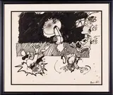Untitled by Barry Le Va, Pen and ink, offered Jul 2015