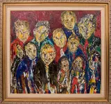 Portrait de Famille by Michael Kouliche, 1970, Oil on canvas, offered Jul 2015
