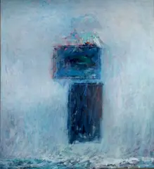 The River, First Snow by Al Newbill, 1987, Oil on canvas, offered Jul 2015