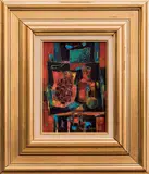 Grappe Rouge by Tony Agostini, Oil on canvas, offered Jul 2015