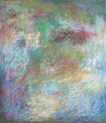 Drifting Forms, 1972-73 by Al Newbill, Oil on canvas, offered Jul 2015