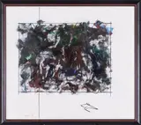 Untitled by Al Newbill, Acrylic and oil pastel on paper, offered Jul 2015