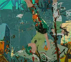 Untitled by Kristopher Benedict, 2006, Oil on canvas, offered Jul 2015