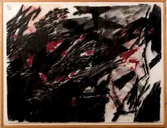 Tracking by Ginna Brand, 1985, Pastel, offered Jul 2015