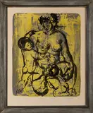 Maternite (Mother and Child) by Hans Erni, Lithograph, offered Jul 2015