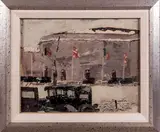 The Forum by Folmer Bonnén, Oil on board, offered Jun 2015