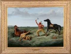 The Last Shot by Arthur Fitzwilliam Tait, Oil on canvas, offered Jun 2015
