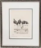 The Dragonfly by Marguerite Kirmse, Etching, offered Jun 2015