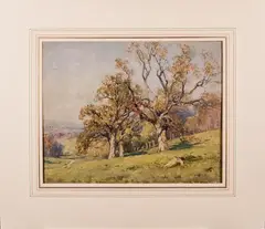 Stanway Park by Mary S. Hagarty, Watercolor, offered Jun 2015