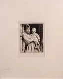 L'enfant s'amuse by William Lee Hankey, Etching, offered Jun 2015