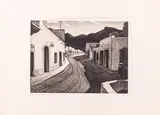 Mexican Barber Shop by Charles M. Capps, Etching and aquatint, offered Jun 2015