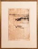 Sandpiper by Frank Weston Benson, Etching, offered Jun 2015