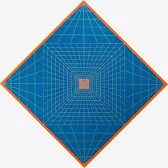 Orange Reactor by Greg Russell, Acrylic on board., offered May 2015