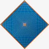 Orange Reactor by Greg Russell, Acrylic on board., offered May 2015