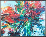 Hurricane Sandy by Thompson Lehnert, Acrylic polymer on canvas, offered May 2015