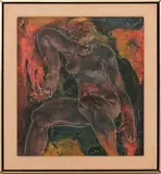Menade by Hans Erni, Oil on canvas, offered May 2015