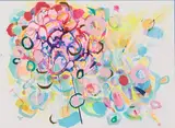 Bubbling by Michelle Droll, 2015, Watercolor, offered May 2015