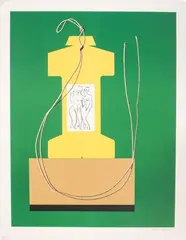 Monument by Man Ray, Color lithograph, offered May 2015