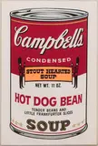 Hot Dog Bean (From Campbell's Soup II) by Andy Warhol, 1969, Screenprint, offered May 2015