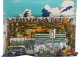 Tonto & the Condominiums, (Tonto-Condo) by Red Grooms, Lithograph in colors, offered May 2015