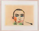 Untitled by Francesco Clemente, Woodcut in color, offered May 2015