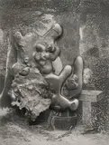 Virgin and Child with St. Anne and Infant St. John by Frederick Sommer, 1966, Silver gelatin print., offered May 2015