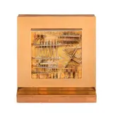 Basso Rilievo by Arnaldo Pomodoro, 1977, Bronze with gold patina, offered May 2015
