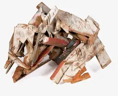 Elemental #12 by Ginna Brand, Wood assemblage, offered May 2015