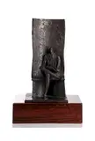 Seated Man by Helen Beling, Bronze, offered May 2015