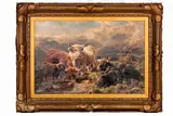 Morning, Glen Croe, Argyleshire by William II Watson, Oil on canvas, offered Mar 2015