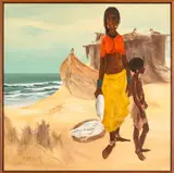 Untitled by Madhaviah Krishnan, Oil on canvas, offered Mar 2015