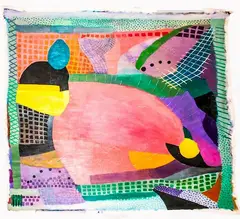 Process Painting by Thomas Solomon, 1989, Acrylic on canvas, offered Mar 2015