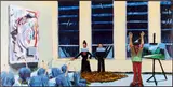 The Directed Critique by Mark David Gottsegen, 1997, Acrylic on canvas, offered Mar 2015