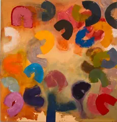 Floating Loop #3 by Al Rich, Oil on canvas, offered Mar 2015