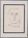 Pour Roby by Pablo Picasso, Etching, offered Mar 2015