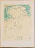 Maternite (Mother with Child) by Pablo Picasso, Lithograph, offered Mar 2015