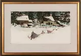 Rockport Winter by Ferdinand Ralph Petrie, Watercolor, offered Mar 2015