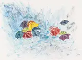 Singin' In the Rain by Renee Morgenstern, Monotype, offered Mar 2015
