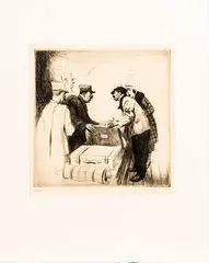 Untitled by Salomon van Abbé, Etching, offered Mar 2015