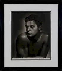 Johnny Weismuller by George E. Hurrell, Gelatin silver print, offered Mar 2015