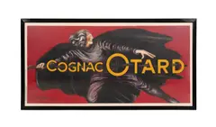 Cognac Otard vintage advertising poster - 1925 by Leonetto Cappiello, lithograph in colors on paper, sold Jun 2026