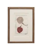 Cerises" or "Cherries" - 1992 by Jean-Pierre Bourquin, gouache on paper, sold Jun 2026