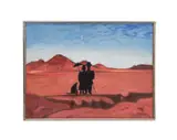 The Canyon" - 1992 by Benjamin Levy, oil on canvas, sold Jun 2026