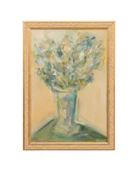 Untitled - floral still life - 20th or 21st century by Felice Sharp, oil on paper pasted to board, sold Jun 2026